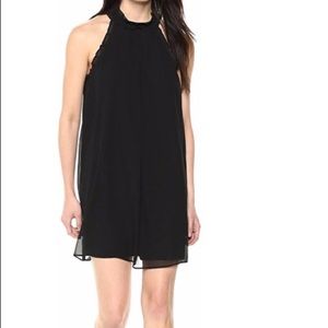 BCBGeneration Ruffle Trimmed A-Line Dress
